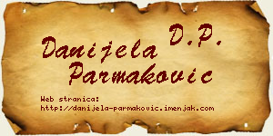 Danijela Parmaković vizit kartica